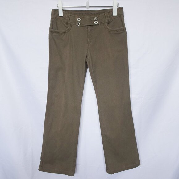 Elle Sport Vintage y2k Brown Western Pants - Picture 1 of 5
